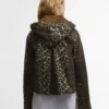 Barbour x GANNI Leopardmönstrad vaxad anorak Barbour x GANNI Leopardmönstrad vaxad anorak