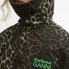 Barbour x GANNI Leopardmönstrad vaxad anorak Barbour x GANNI Leopardmönstrad vaxad anorak