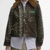 Barbour x GANNI Leopardmönstrad vaxad anorak Barbour x GANNI Leopardmönstrad vaxad anorak