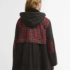 Barbour x GANNI Tartan Peplum Waxed Jacket Barbour x GANNI Tartan Peplum Waxed Jacket