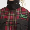 Barbour x GANNI Tartan Peplum Waxed Jacket Barbour x GANNI Tartan Peplum Waxed Jacket