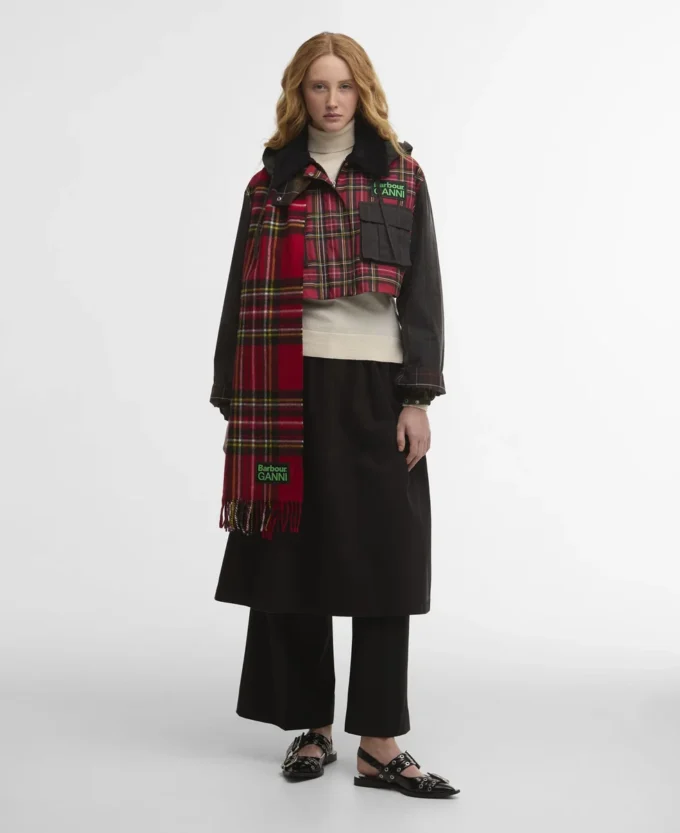 Barbour x GANNI Tartan Scarf Barbour x GANNI Tartan Scarf