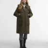 Barbour x GANNI Vattentät parkasjacka Barbour x GANNI Vattentät parkasjacka