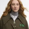 Barbour x GANNI Vattentät parkasjacka Barbour x GANNI Vattentät parkasjacka