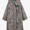 Barbour x GANNI Vattentät parkasjacka med leopardmönster Barbour x GANNI Vattentät parkasjacka med leopardmönster