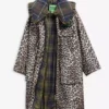Barbour x GANNI Vattentät parkasjacka med leopardmönster Barbour x GANNI Vattentät parkasjacka med leopardmönster