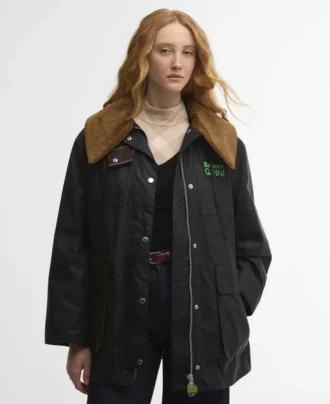 Barbour x GANNI Vaxad duffelrock