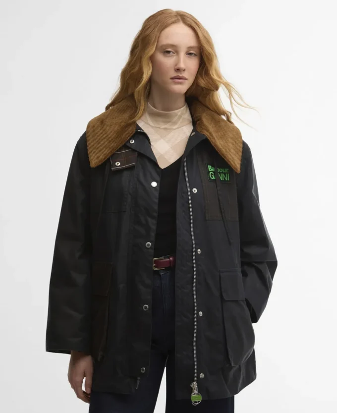 Barbour x GANNI Vaxad duffelrock Barbour x GANNI Vaxad duffelrock