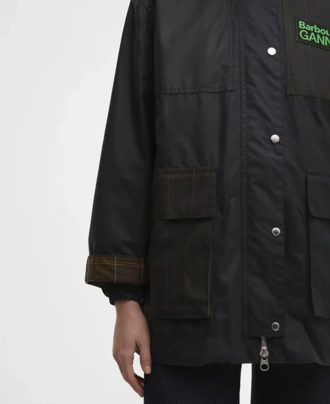 Barbour x GANNI Vaxad duffelrock Barbour x GANNI Vaxad duffelrock