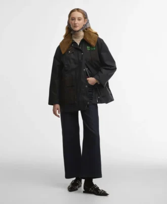 Barbour x GANNI Vaxad duffelrock