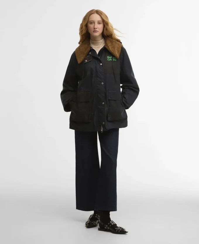 Barbour x GANNI Vaxad duffelrock Barbour x GANNI Vaxad duffelrock