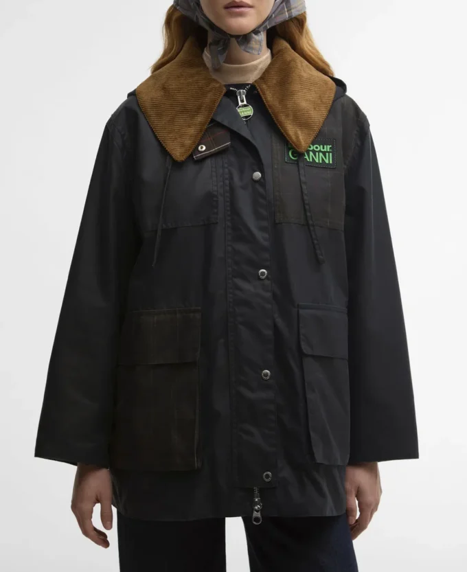 Barbour x GANNI Vaxad duffelrock Barbour x GANNI Vaxad duffelrock