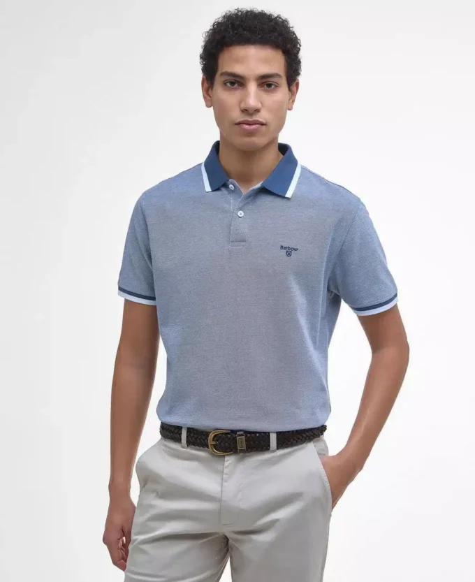 Barnard kortärmad polotröja