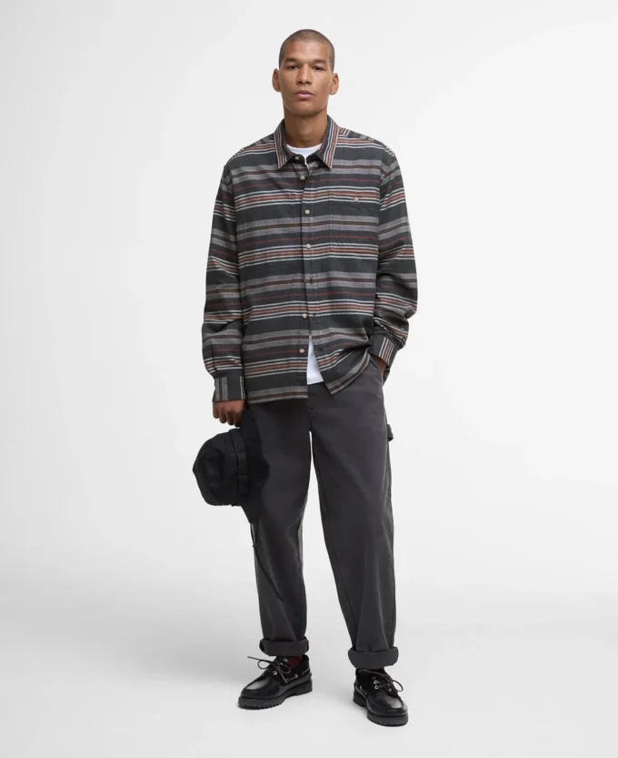 Bowscale Striped Relaxed Shirt Bowscale Striped Relaxed Shirt