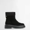 Imelda Zip-Front Ankle Boots