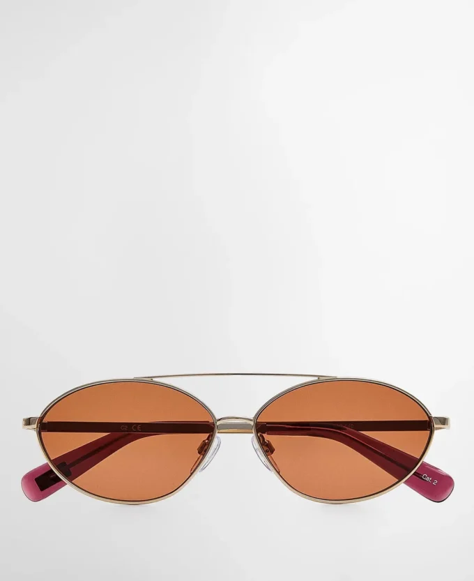 Ovala Aviator-solglasögon Ovala Aviator-solglasögon