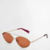 Ovala Aviator-solglasögon Ovala Aviator-solglasögon