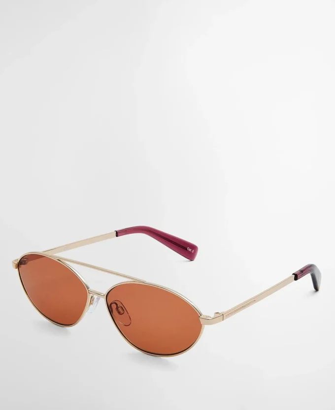Ovala Aviator-solglasögon Ovala Aviator-solglasögon