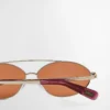 Ovala Aviator-solglasögon Ovala Aviator-solglasögon
