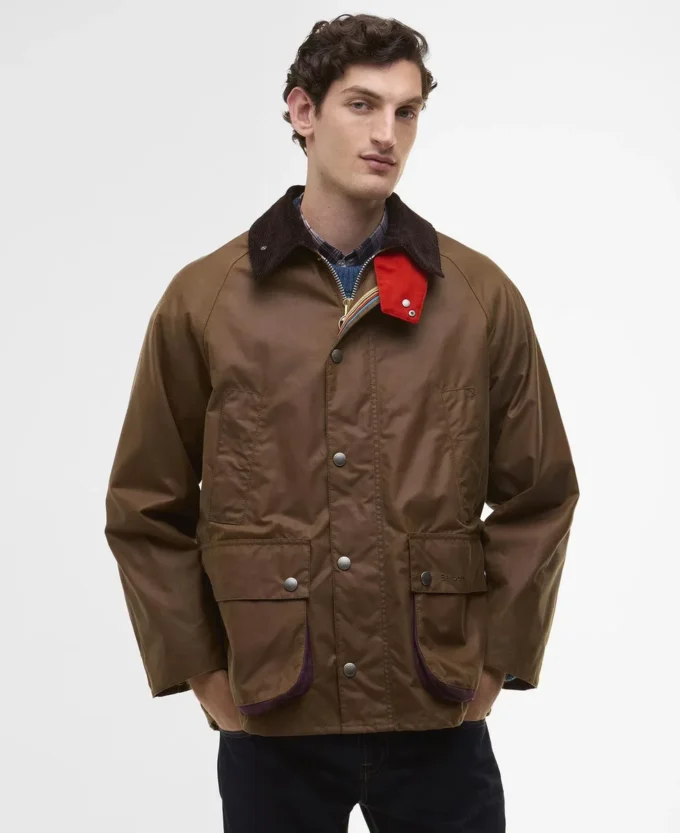Paul Smith älskar Barbour Oversized Bedale Waxed Jacket Paul Smith älskar Barbour Oversized Bedale Waxed Jacket