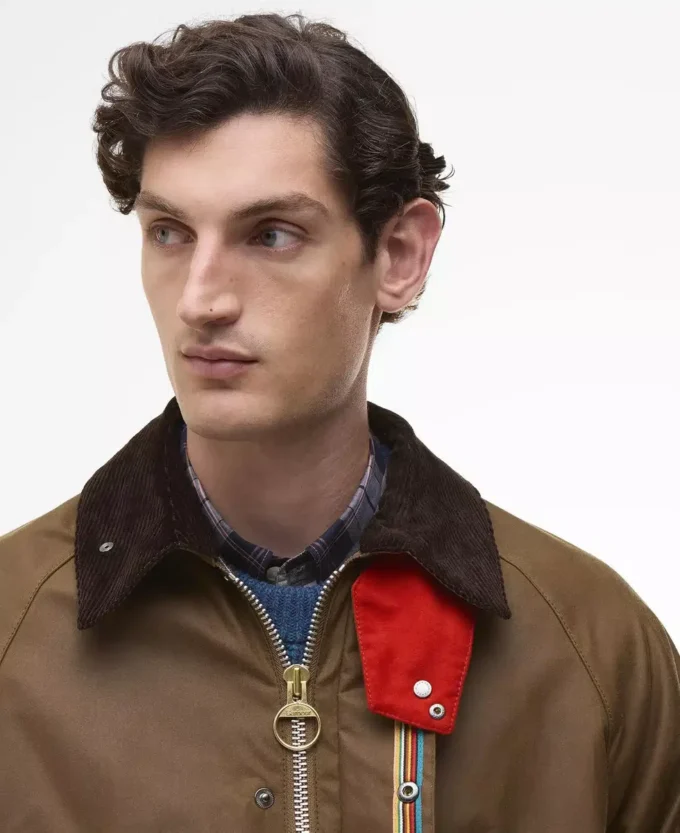 Paul Smith älskar Barbour Oversized Bedale Waxed Jacket Paul Smith älskar Barbour Oversized Bedale Waxed Jacket