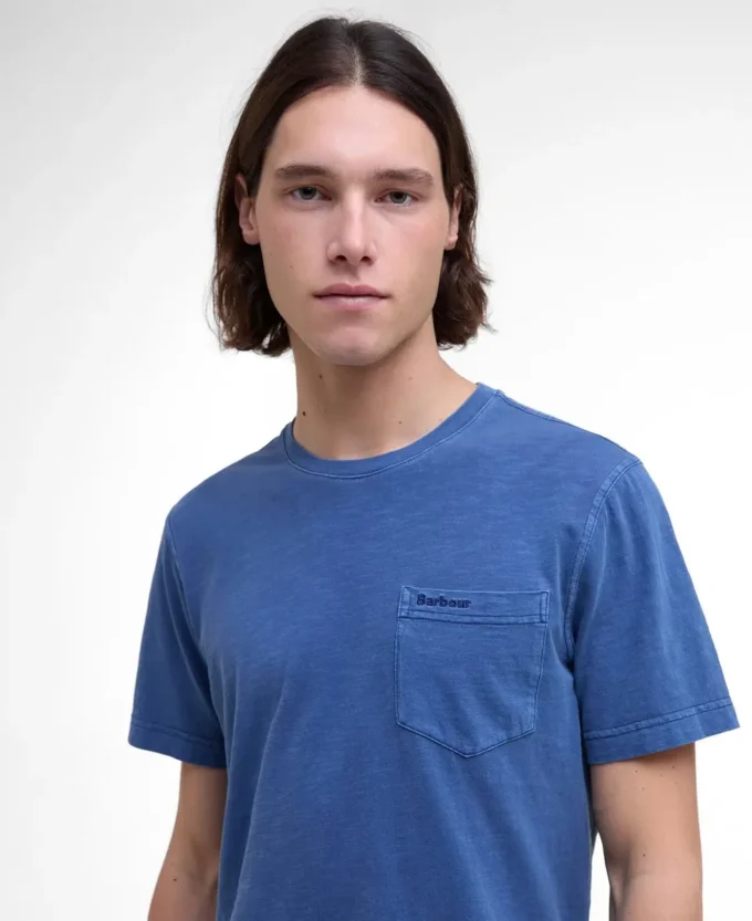 Pigmentfärgad T-shirt med ficka Pigmentfärgad T-shirt med ficka
