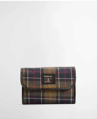 Tartan hängande tvättpåse